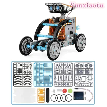 12-in-1 Solar Robot STEM Build - Stem Solar Robot Kit For Kids ulasan dan harga