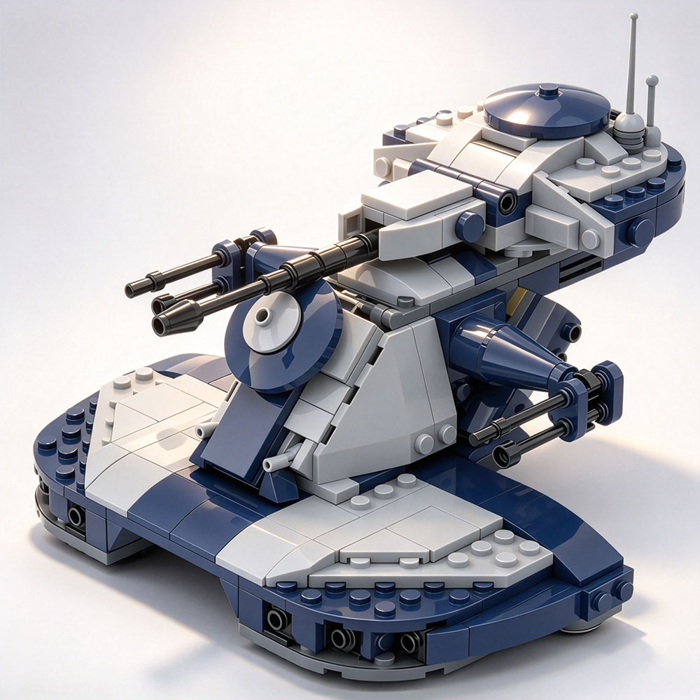 MOC Classic Star Movie Accesso - Lego Compatible Military Tank ulasan dan harga
