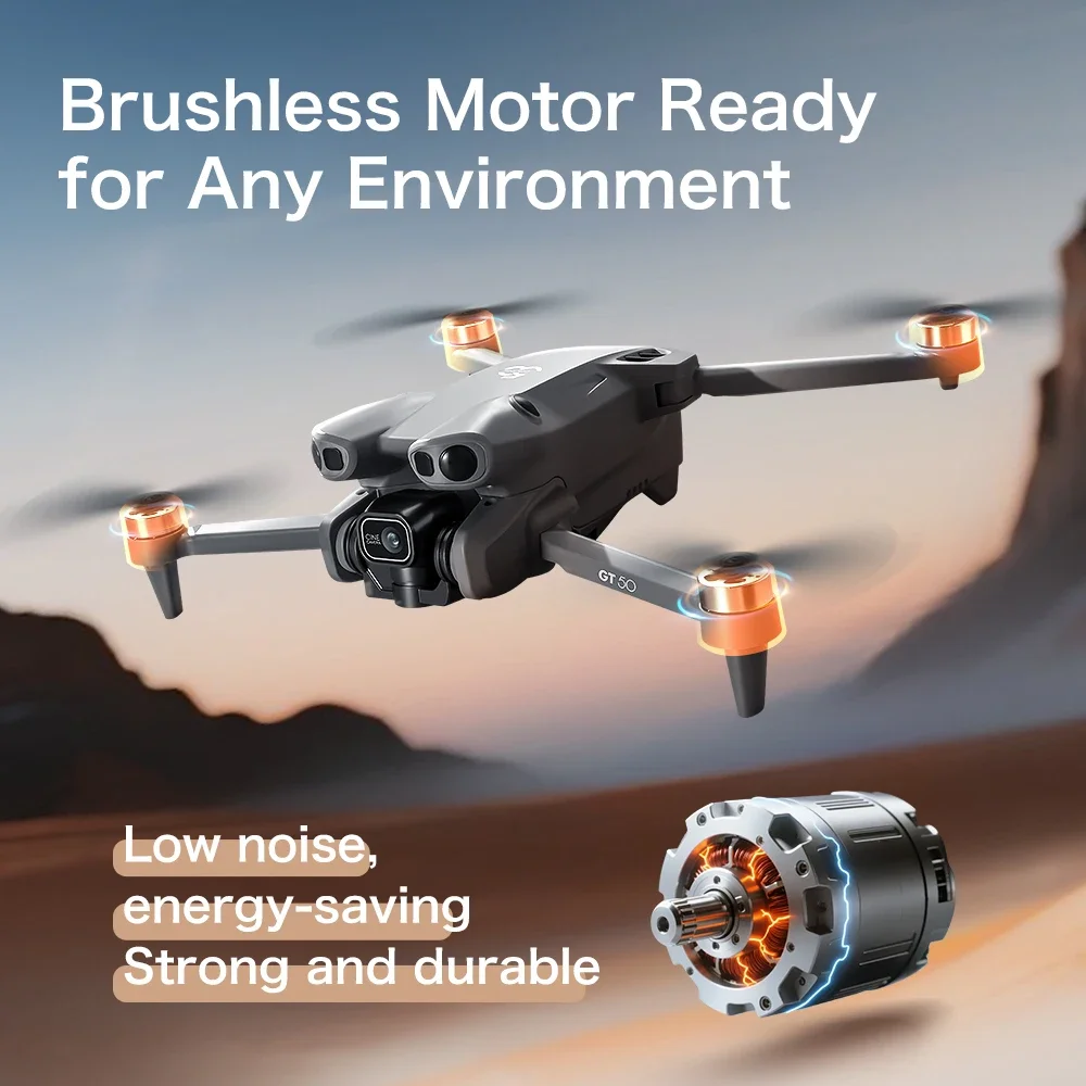 4K/6K/8K FPV Drone GT50 with D - Fpv Brushless Rc Drone 4K ulasan dan harga